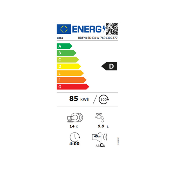 Beko BDFN15D431W