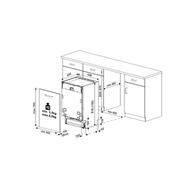 Beko KDIS28122 - ENCASTRABLE 45CM