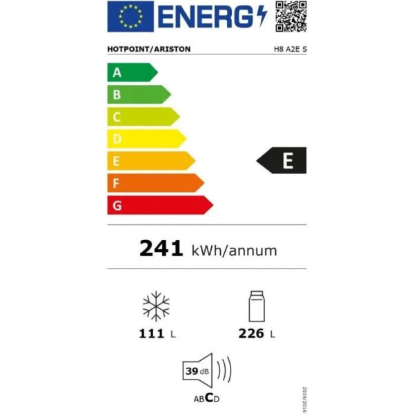Réfrigérateur congélateur bas - HOTPOINT H8A2ES - 337 L – Image 4