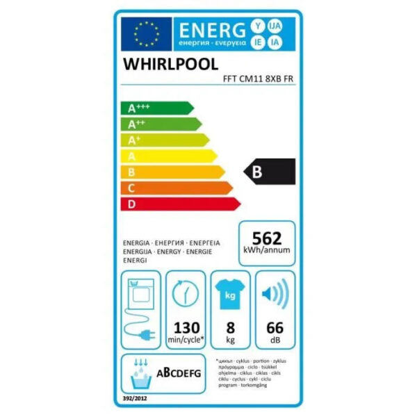 Sèche-linge WHIRLPOOL FFTCM118XBFR – Image 7